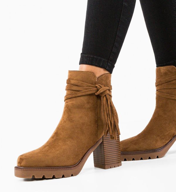 Exist Shoes Ботини Graps Камел