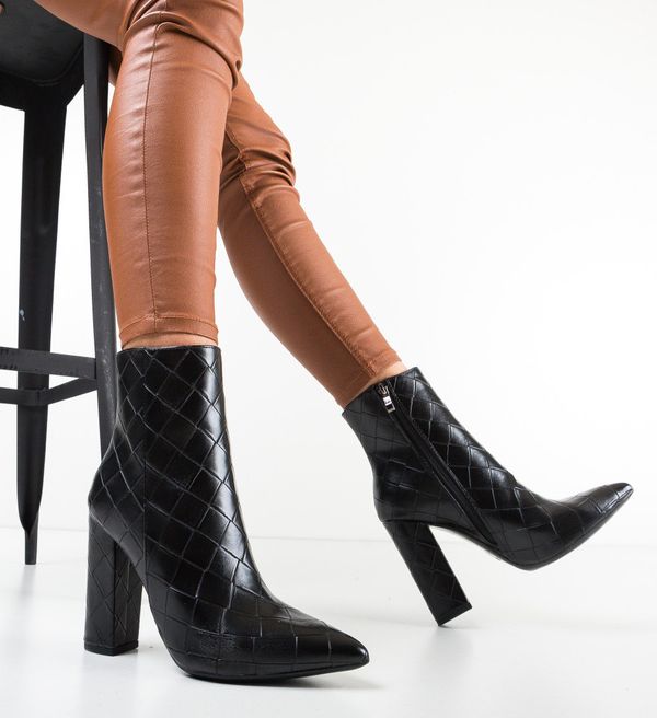 Exist Shoes Ботини Huber Черни