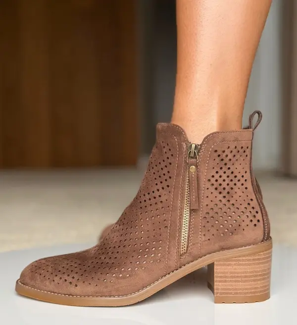 LULU Ботини Kaminar Кафяв