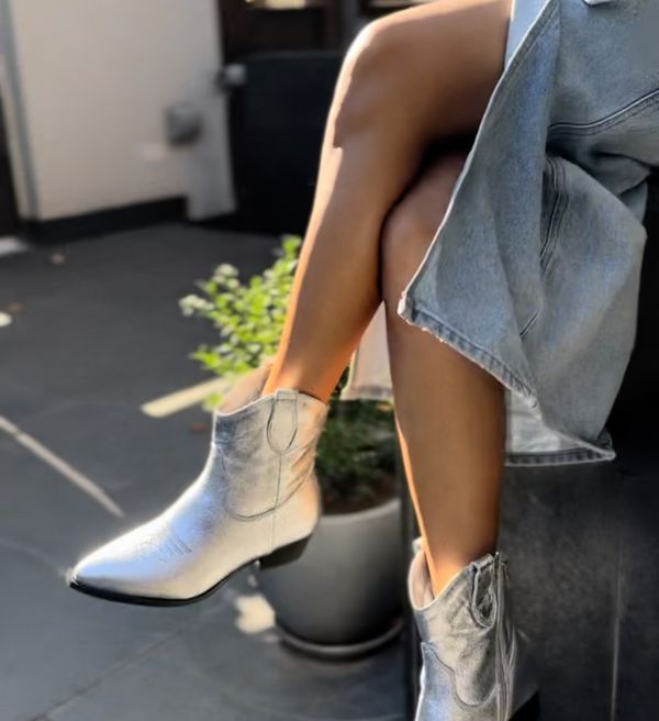 Exist Shoes Ботини Lexzyna Сребърни