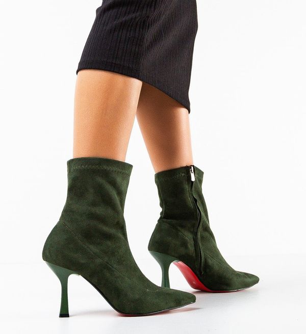 Exist Shoes Ботини Midos Зелени