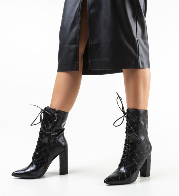 Exist Shoes Ботини Monopoly Черни