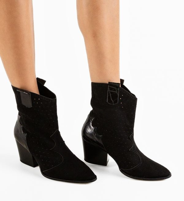 Exist Shoes Ботини Mustan Черни