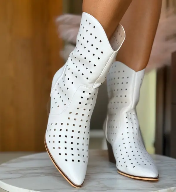 Mei Ботини Ruoxy Бели