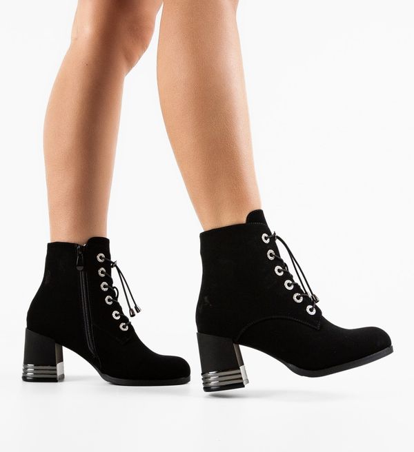 Lulux Ботини Thea Черни