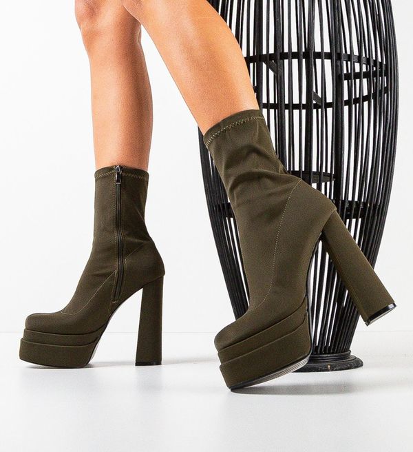 Exist Shoes Ботини Tower Каки