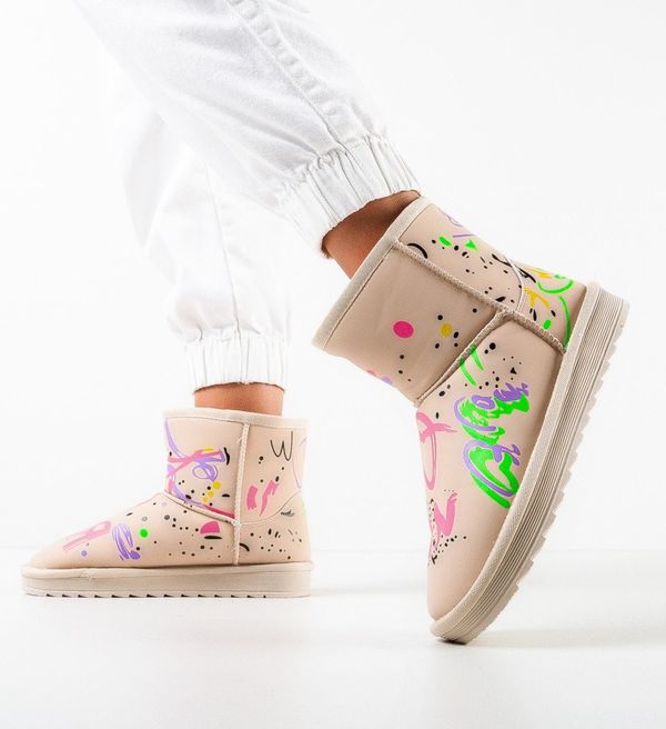 Mei Ботуши Lyon Бежов