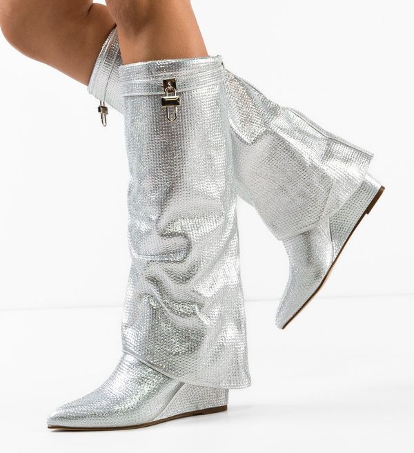 Mei Ботуши Murcatto Сребърни