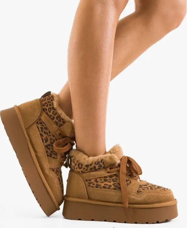 Carolie Ботуши Oklre Анимал принт