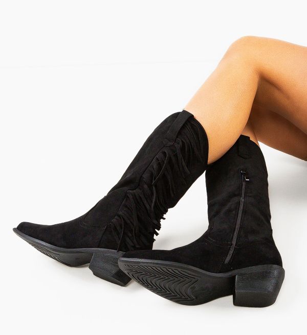 Exist Shoes Ботуши Oriane Черни