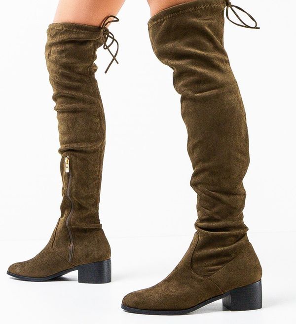 Angel Blue Ботуши Parker Зелени