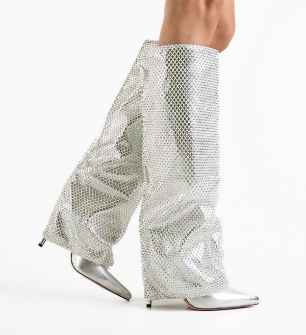 Lulux Ботуши Skaa Сребърни