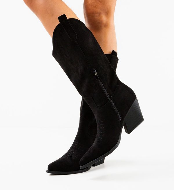 Udobni Ботуши Twintip Черни