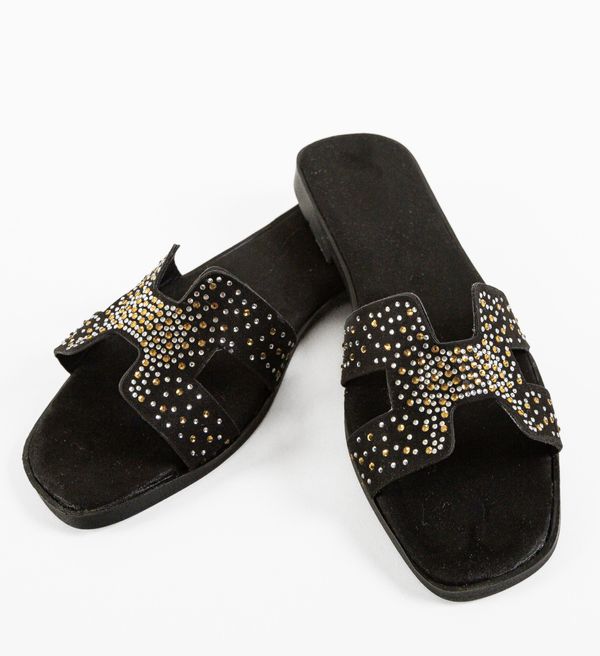 Wow Shoes Чехли Cavani Черни