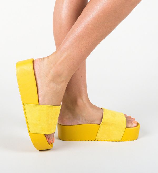 Samy Чехли Escar Жълти