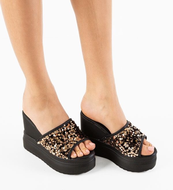 Mei Чехли Karuen Златни