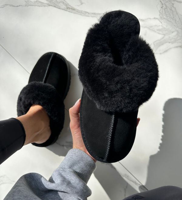 Wow Shoes Чехли Larnaca Черни