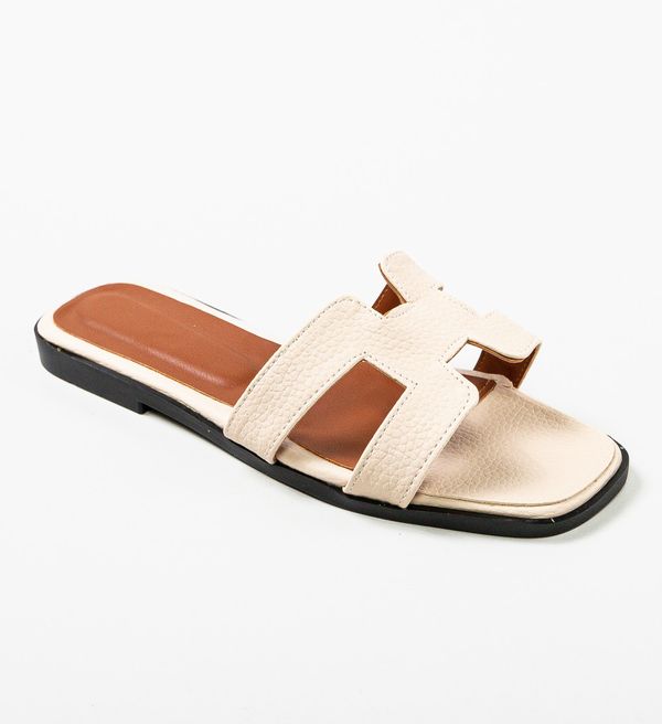 Wow Shoes Чехли Mermosa Бежов