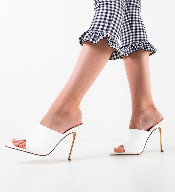 Botinelli Чехли на ток Mirror Бели