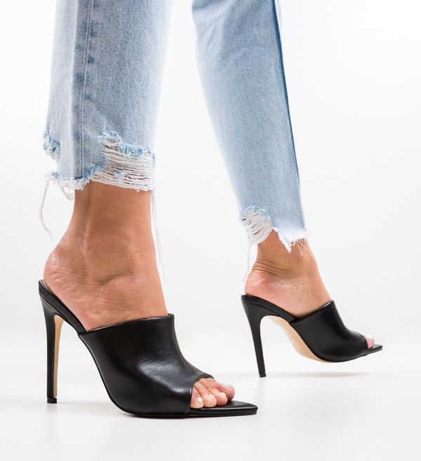 Botinelli Чехли на ток Mirror Черни