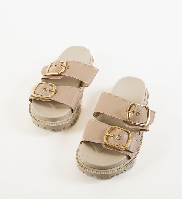 Wow Shoes Чехли Panpro Бежов