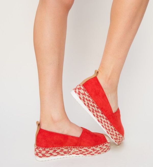 Botinelli Еспадрили Simano Червени