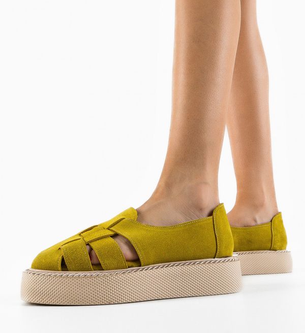 Wow Shoes Ежедневни Anura Жълти