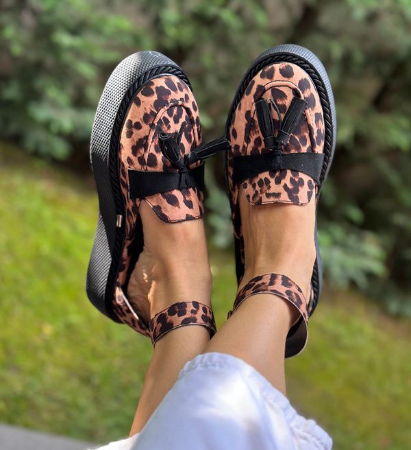 Wow Shoes Ежедневни Kalin Анимал принт