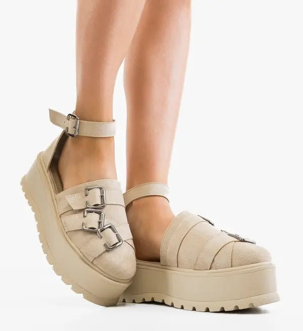 Wow Shoes Ежедневни Koerel Бежов