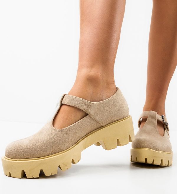 Wow Shoes Ежедневни Lybon Бежов