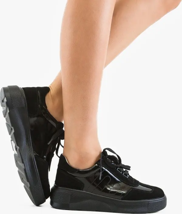 Angel Blue Ежедневни Mynbai Черни