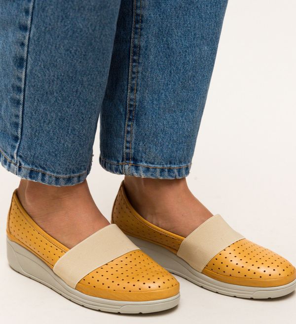 Exist Shoes Ежедневни Обувки Foliande Жълти