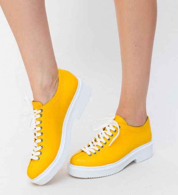 Exist Shoes Ежедневни Обувки Verte Жълти