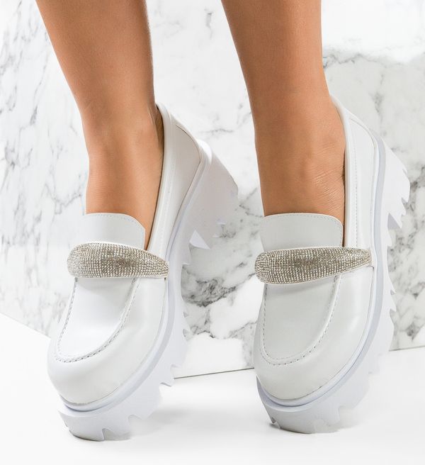 Wow Shoes Ежедневни Spikez Бели