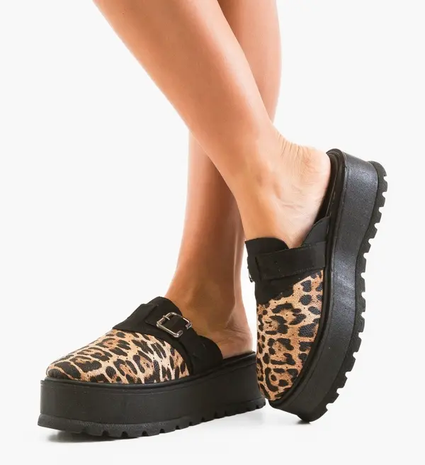 Wow Shoes Ежедневни Violine Анимал принт