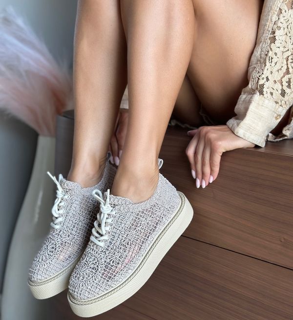 Wow Shoes Ежедневни Ystory Бежов