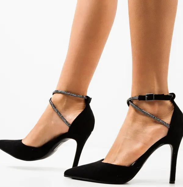 Angel Blue Обувки Aidan Черни