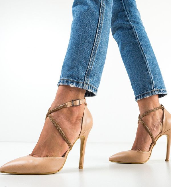 Exist Shoes Обувки Argele Бежов