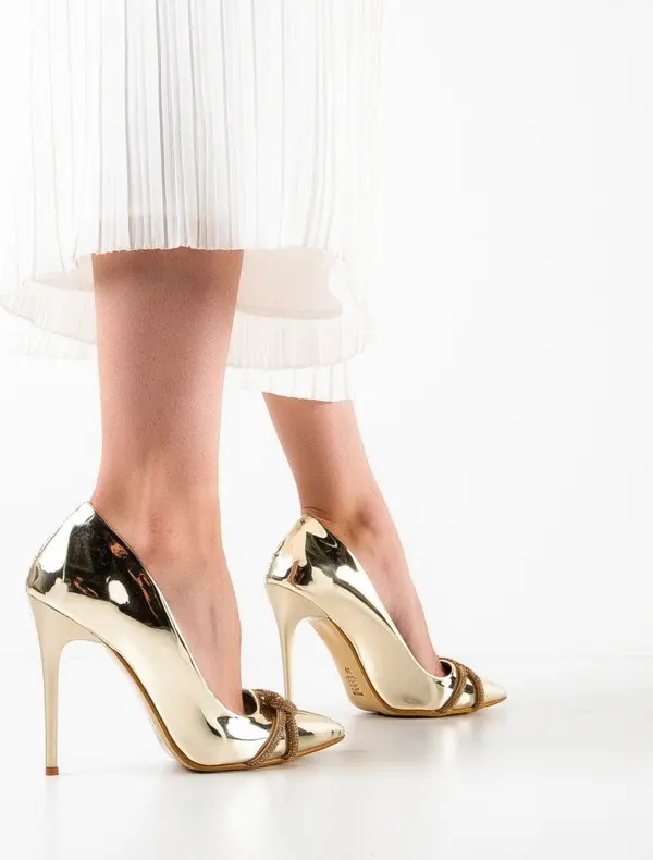 Wow Shoes Обувки Casette Златни