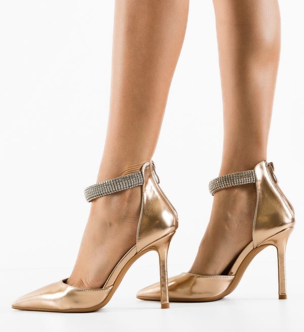 Exist Shoes Обувки Cass Златни