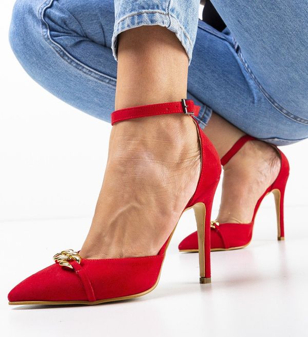 Exist Shoes Обувки Deler Червени