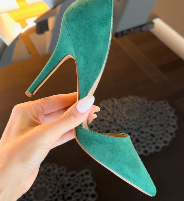 Cristina Обувки Hawin Зелени