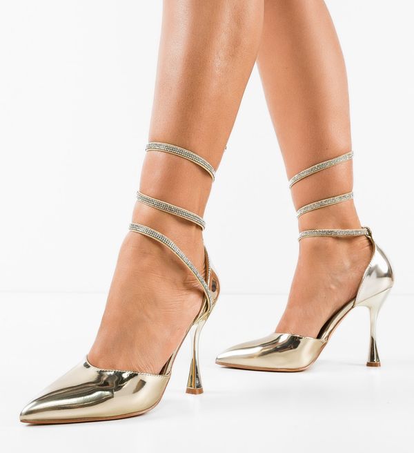 Mei Обувки Malata Златни