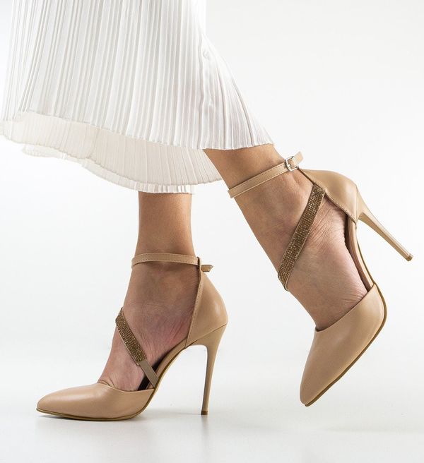 Exist Shoes Обувки Mezek Бежов