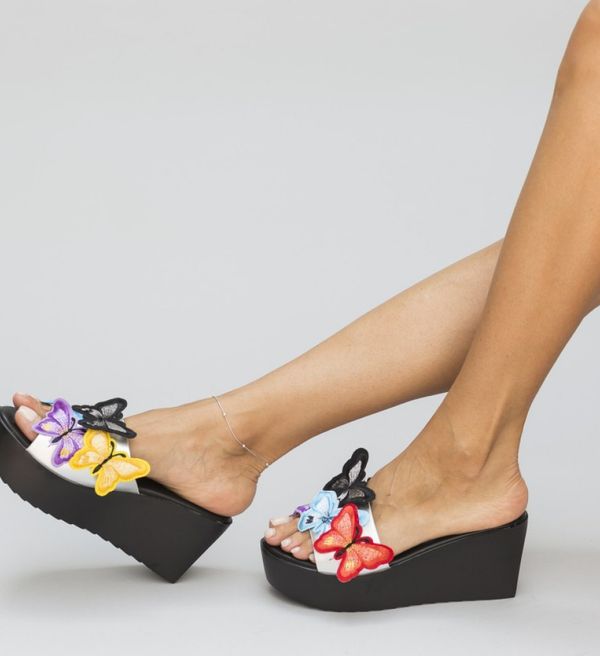 Wow Shoes Обувки на Платфрома Флай Сребърни