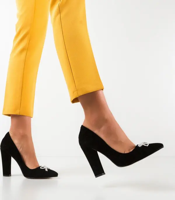 Wow Shoes Обувки Saxona Черни