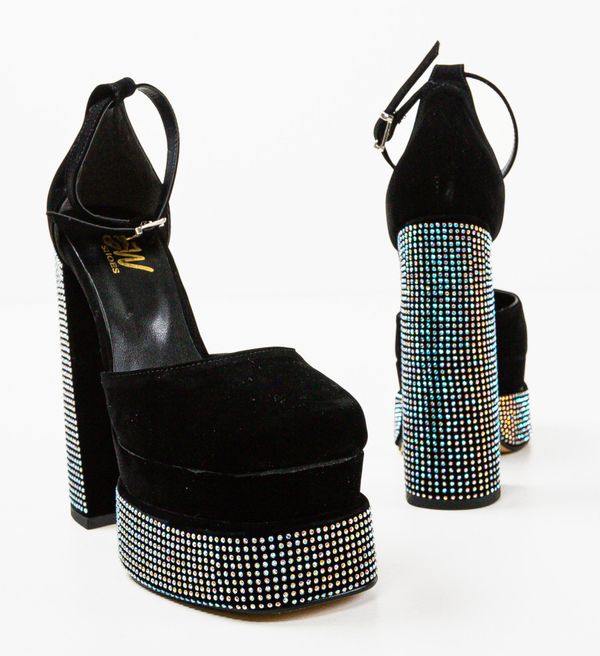 Wow Shoes Обувки Strima Черни