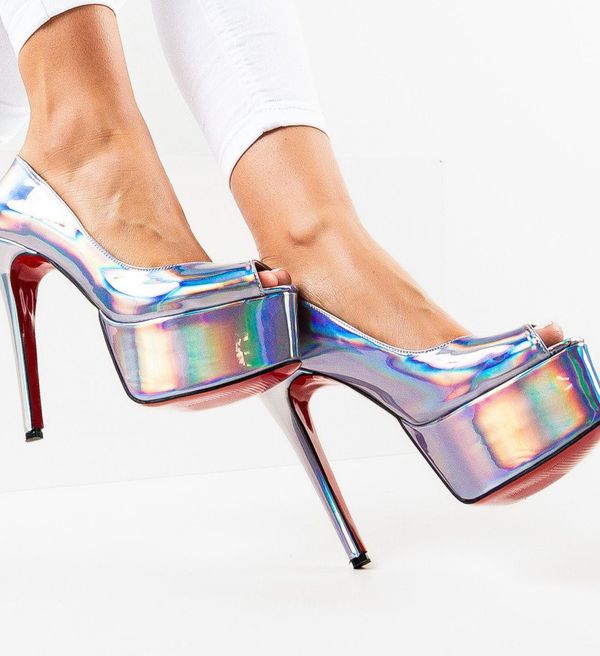 Udobni Обувки Uraj Сребърни