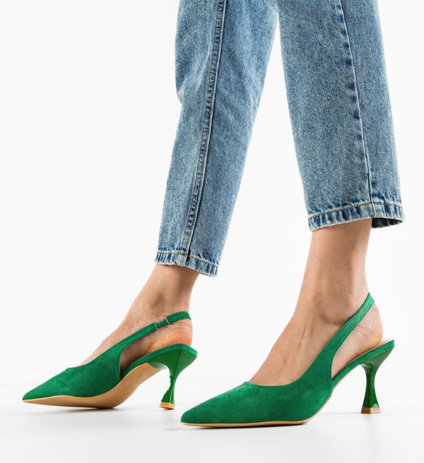 Cristina Обувки Zyardil Зелени
