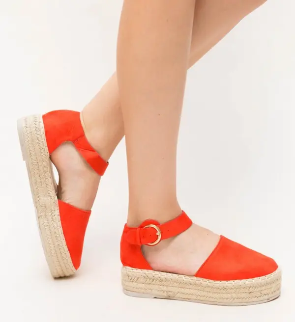 Exist Shoes Платформи Pety Червени